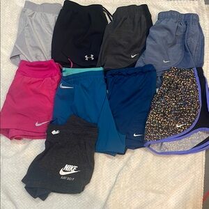 Nike Gray and Black Athletic Shorts Performance Comfort